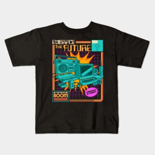 Embrace The Future - Nostalgia Tech Kids T-Shirt